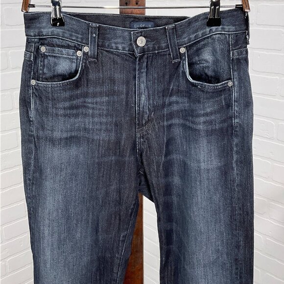 C-OF-H Man Citizens of Humanity Jeans Mens 28Wx34L Dark Blue Sid Cotton USA - Picture 2 of 14
